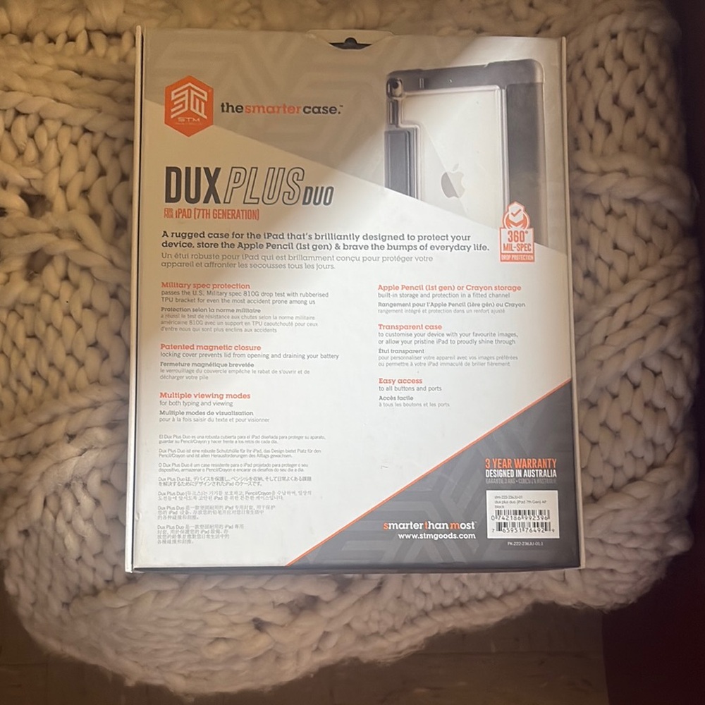 Dux Plus Duo Case for iPad 7th Generation - Black-gray - Picture 2 of 10
